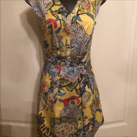 Cynthia Rowley Yellow Floral Prima Dress - Picture 5 of 6